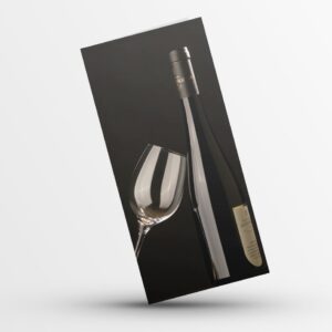 Képeslap - Bor, pohár (C012)