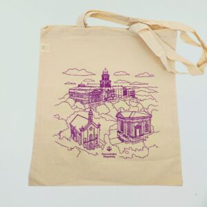 Vászontáska - Látképek - lila